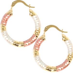 Argolla Circular - goldfilled tres oros