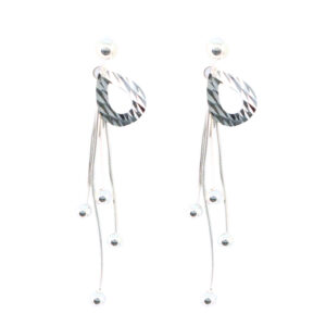 Aretes gotas con caida