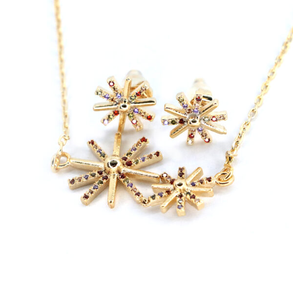 Juego diseño asterisco con microcircones