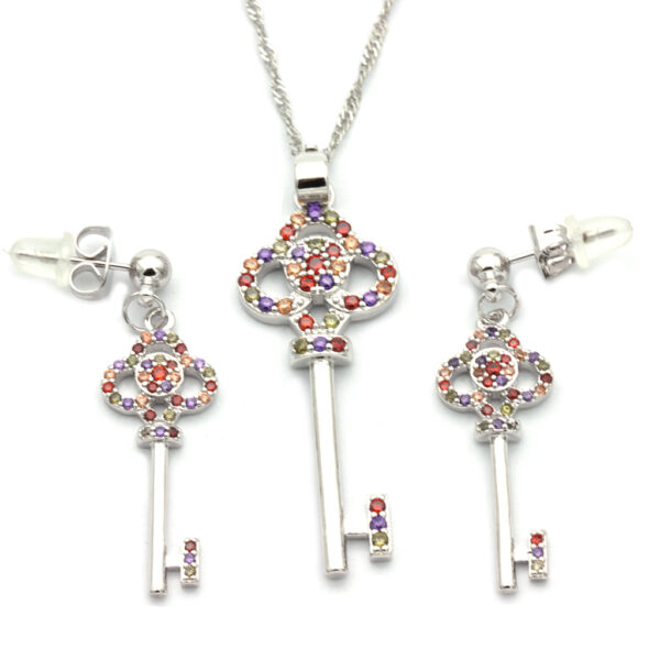 Juego llaves c/ microcircón