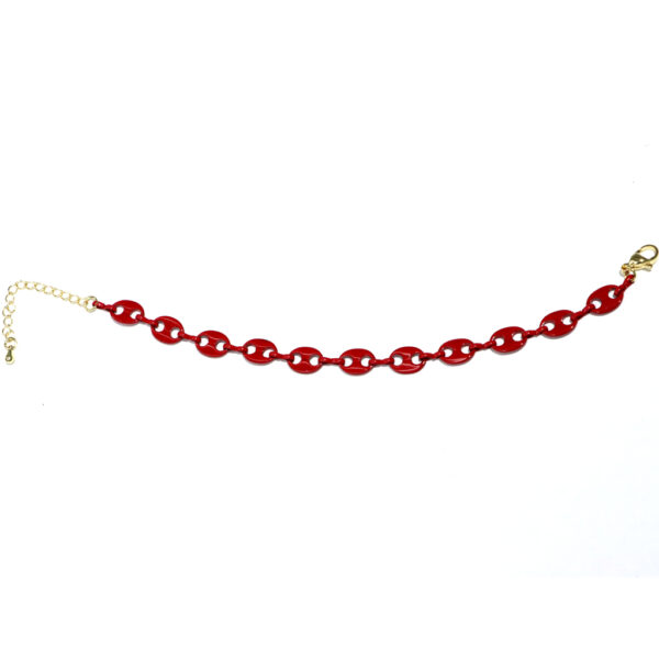 Pulsera goldfilled rojo