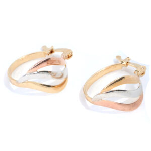 Argolla goldfilled con tres caidas