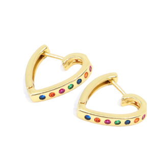 Argolla goldfilled con circón