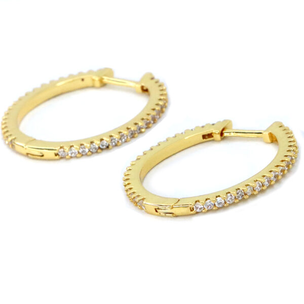 Argolla engastado con microcircón