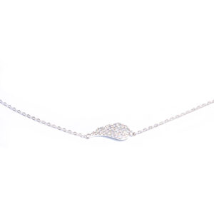 Pulsera hoja con microcircon