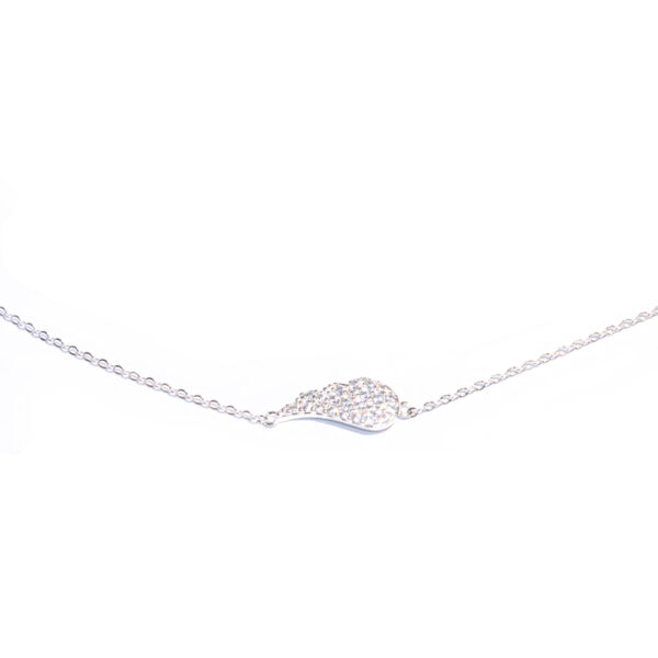 Pulsera hoja con microcircon