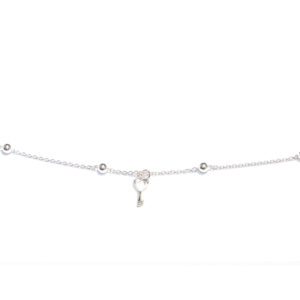 Pulsera llave de corazón