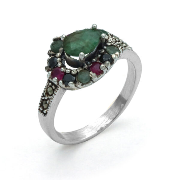 Anillo marquesita hoja