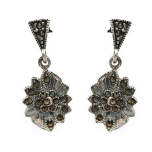 Aretes marquesita hojas