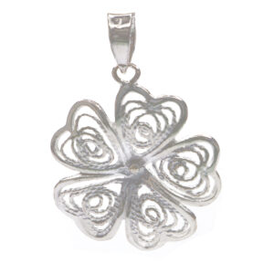 Dije colgante pétalos