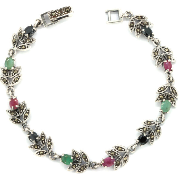 Pulsera marquesita rosa c/ petalos