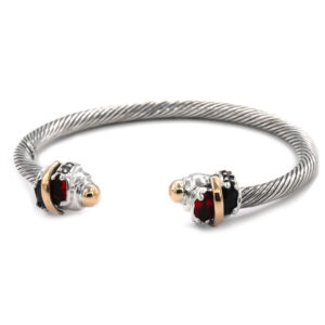 Brazalete con piedra roja