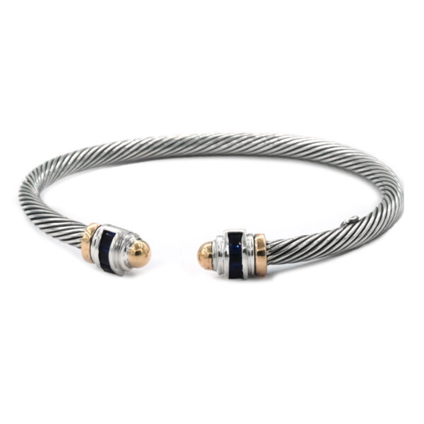 Brazalete circon azul