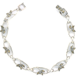 Pulsera flor eslabón