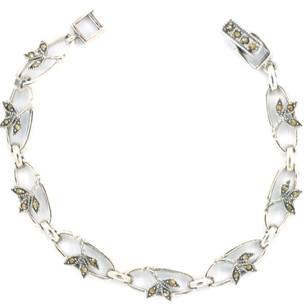 Pulsera flor eslabón