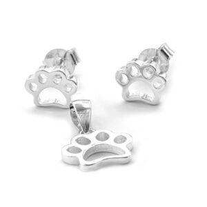 Juego plata topos y dije huella