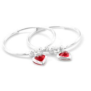 Argollas lisas corazón