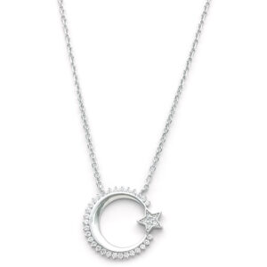 Collar luna y estrella